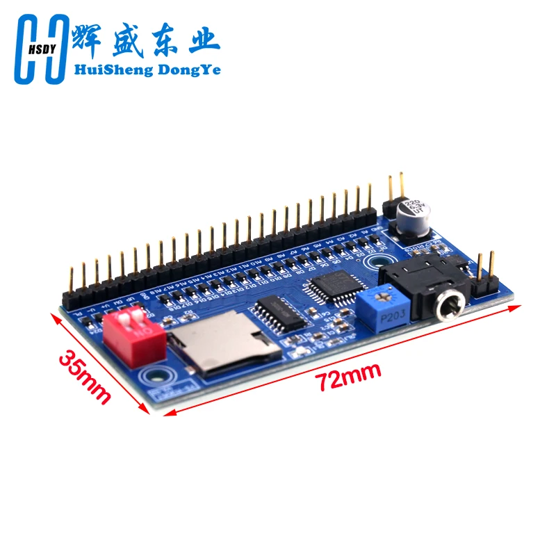 Voice player module, MP3 trigger, play once, Microcontroller, DIY control, M3D5T advertising