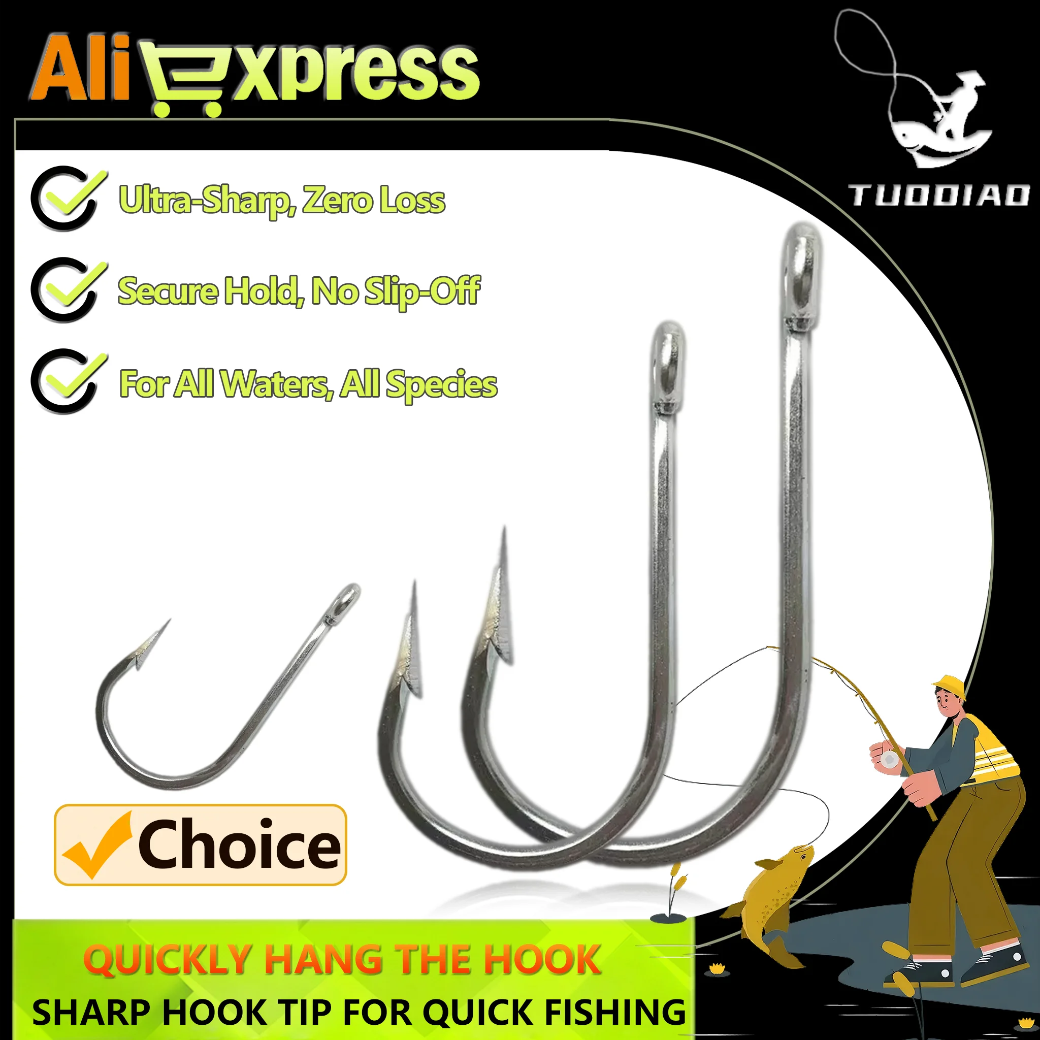 

[TUODIAO] Рыболовный крючок Ise-Ni с трубчатым ушком, высокопрочный, с острым наконечником, легкая леска, прочный антикоррозийный крючок