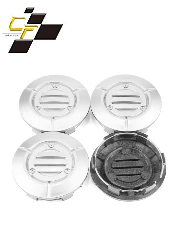 CF Performance 4pcs 83mm(+ -1mm)/76mm(+ -1mm)  Wheels Rim Center Caps for Alloy Wheels Dust-Proof Cover  Exterior Accessories