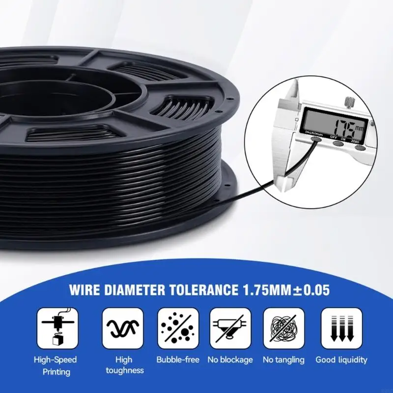 

Professional Printer Filament 1.75mm 300g Plastic Filament Consumable TPU 896C