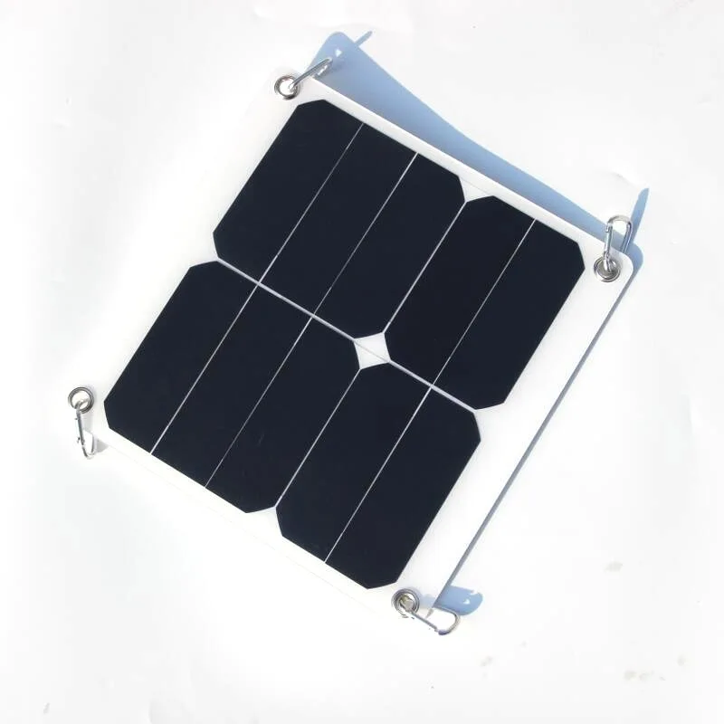 BUHESHUI Portable 15W 5V Solar Charger Sunpowr Solar Panel Charger for Mobile Power Bank Outdoor Travel Size Solar Charger