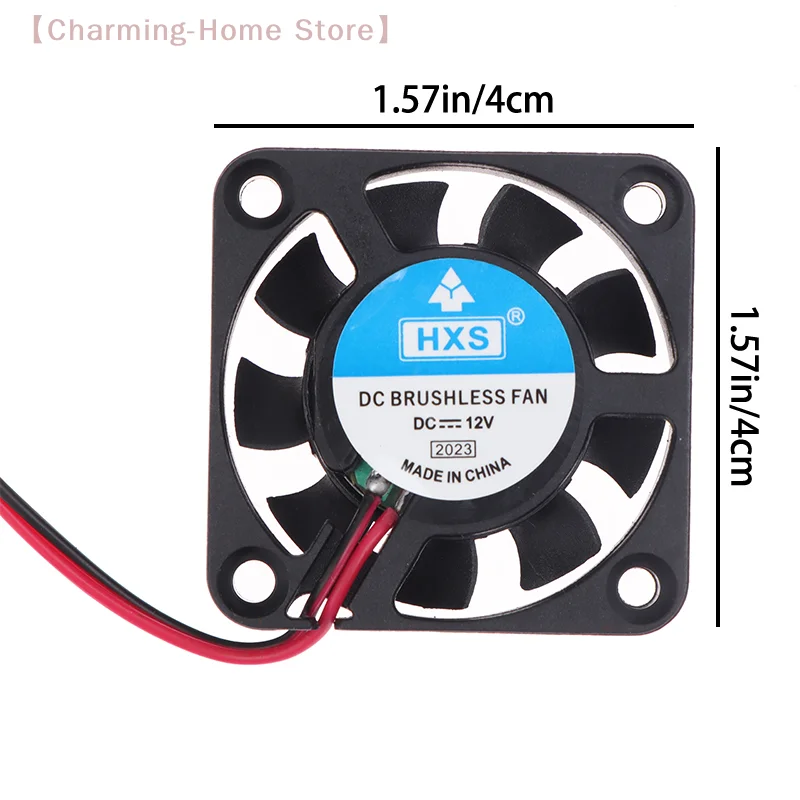 【M】12V 2-Pin Auto-Radio-Kühlventilator für Multimedia-Player-Haupteinheit, Kühler für Autoradio, CPU-Kühlventilator