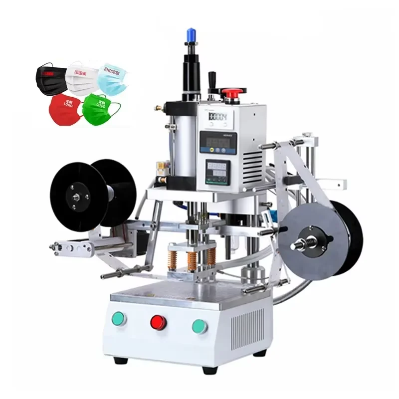 

WT-TY100 Автоматическая этикетировочная машина, хлопчатобумажная стелька, теплопередающая пневматическая этикетировочная машина, маска, этикетировочная машина с логотипом