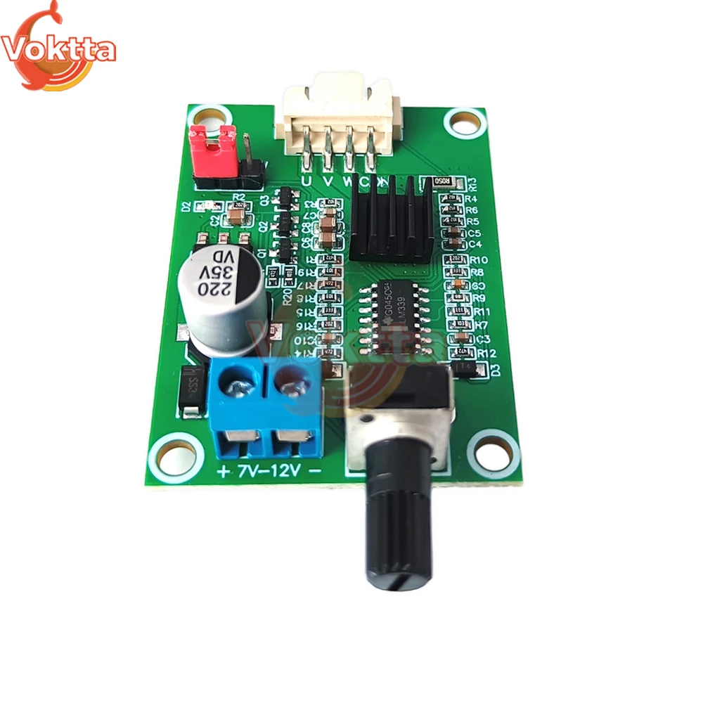 PWM DC Motor Speed Controller DC 7V-12V Brushless Motor Drive Board Module Speed Regulator Optical Drive Hard Disk Motor Control