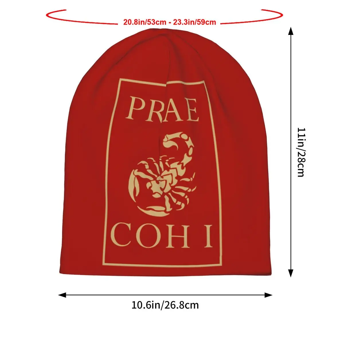 Praetorian Guard Standard - Elite Unit Of The Imperial Roman Army Unisex Bonnet Thin Hip Hop Hats Double Layer Hat Caps