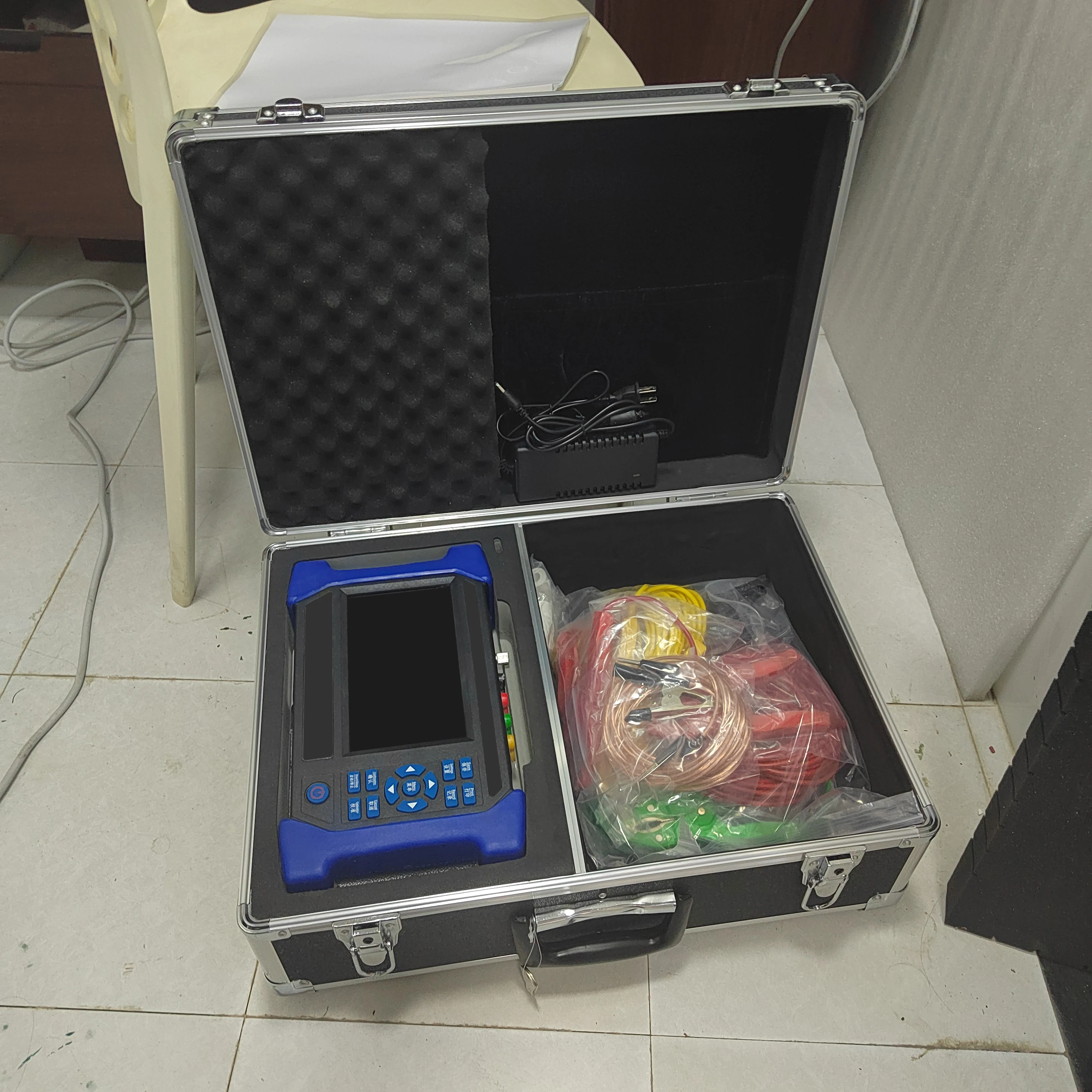 Handheld Transformer TTR Meter Turns Ratio Tester Back EMF Protection Function Electrical Testing Equipment Tool