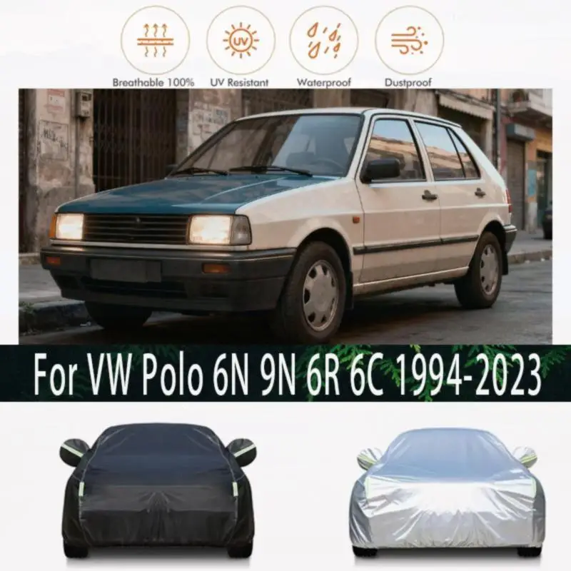 

For Outdoor Protection & Waterproof Full for VW Polo 6N 9N 6R 6C Snow Sunshade Dustproof Exterior Accessories Car Covers