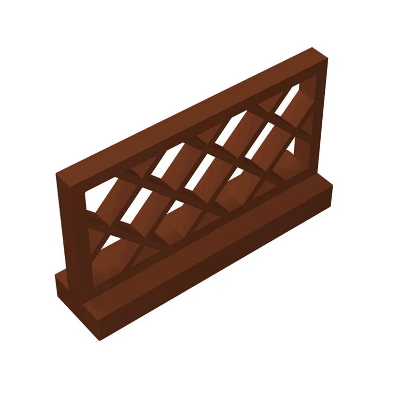 MOC 10PCS Classical 3185 Fence 1x4x2 Building Block Lattice Stacking Replaceable Bricks Creative Toy Adults Boys Holiday Gifts