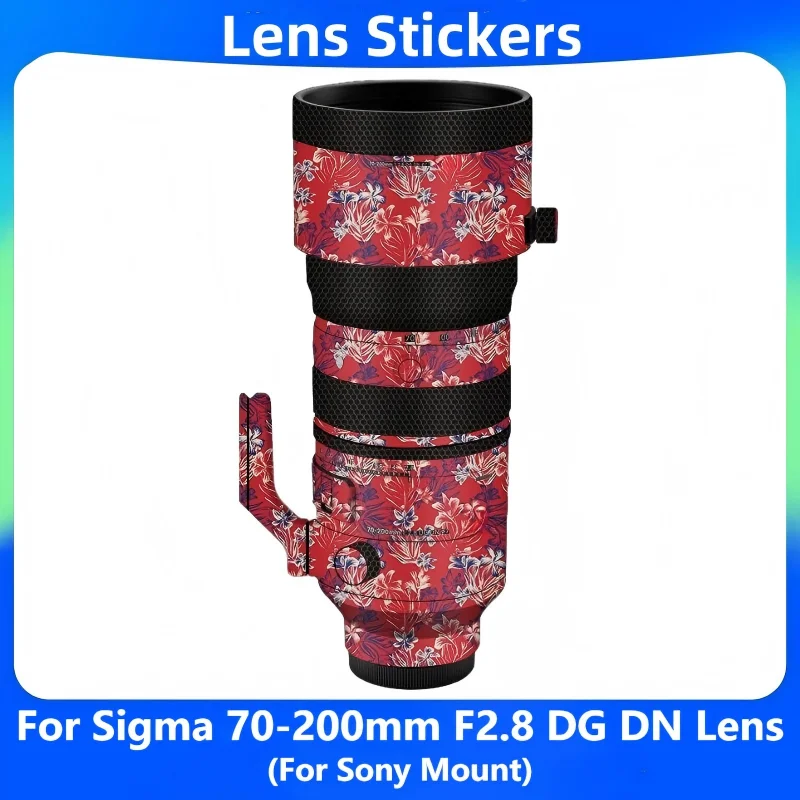 

Наклейка-наклейка для Sigma 70-200mm F2.8 DG DN OS Sports для крепления камеры Sony, наклейка на объектив, виниловая пленка, покрытие 70-200 2.8 F/2.8 DGDN