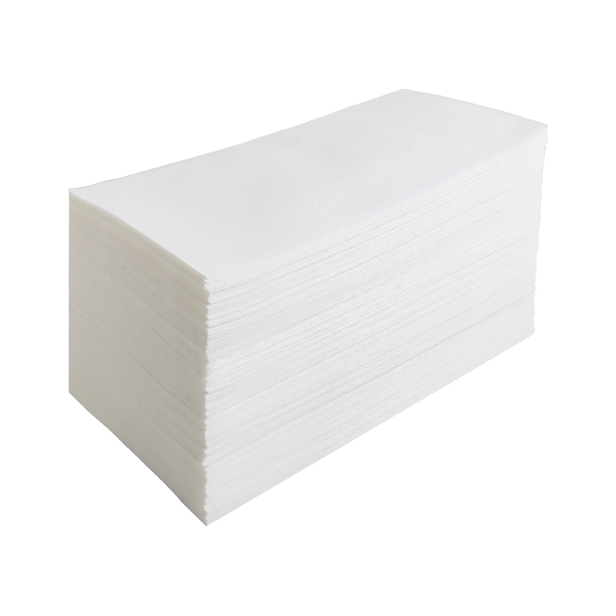 JINYUDOME 100Pcs Disposable Linen-Feel Dinner Napkins,20*40cm White Napkin Towels,Prefolded Paper Napkins Pad For Party Wedding