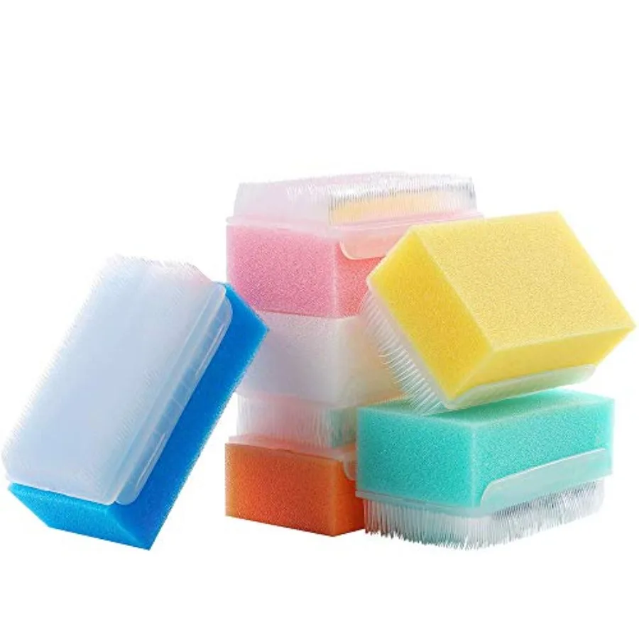 s OT Sensory Brush, Autism Sensory Brush for Therapy, Surgical Scrub, Bbaby Sponge for Bathing, Cradle Cap Brush 12Pack