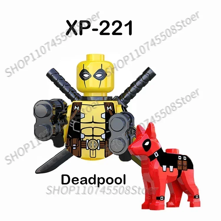 Heiße Sammelfiguren Marvel Bausteine Deadpool Moonlight Knight Mini-Bausteine Partygeschenk Deadpool Ant-Man