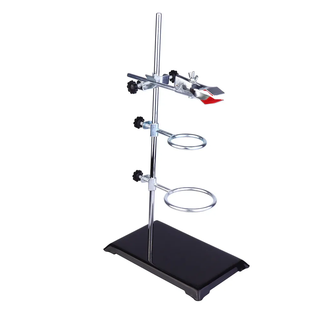 Clamp Stand Ring Stand Laboratory Support Stable Stainless Steel Lab Metalware Chemistry Experimental Equipment view 2