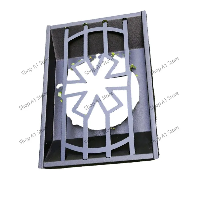 Sunken Charcoal Grill, Smokeless Folding Thickened BBQ Grate, Portable Outdoor Patio Home Barbecue Stove