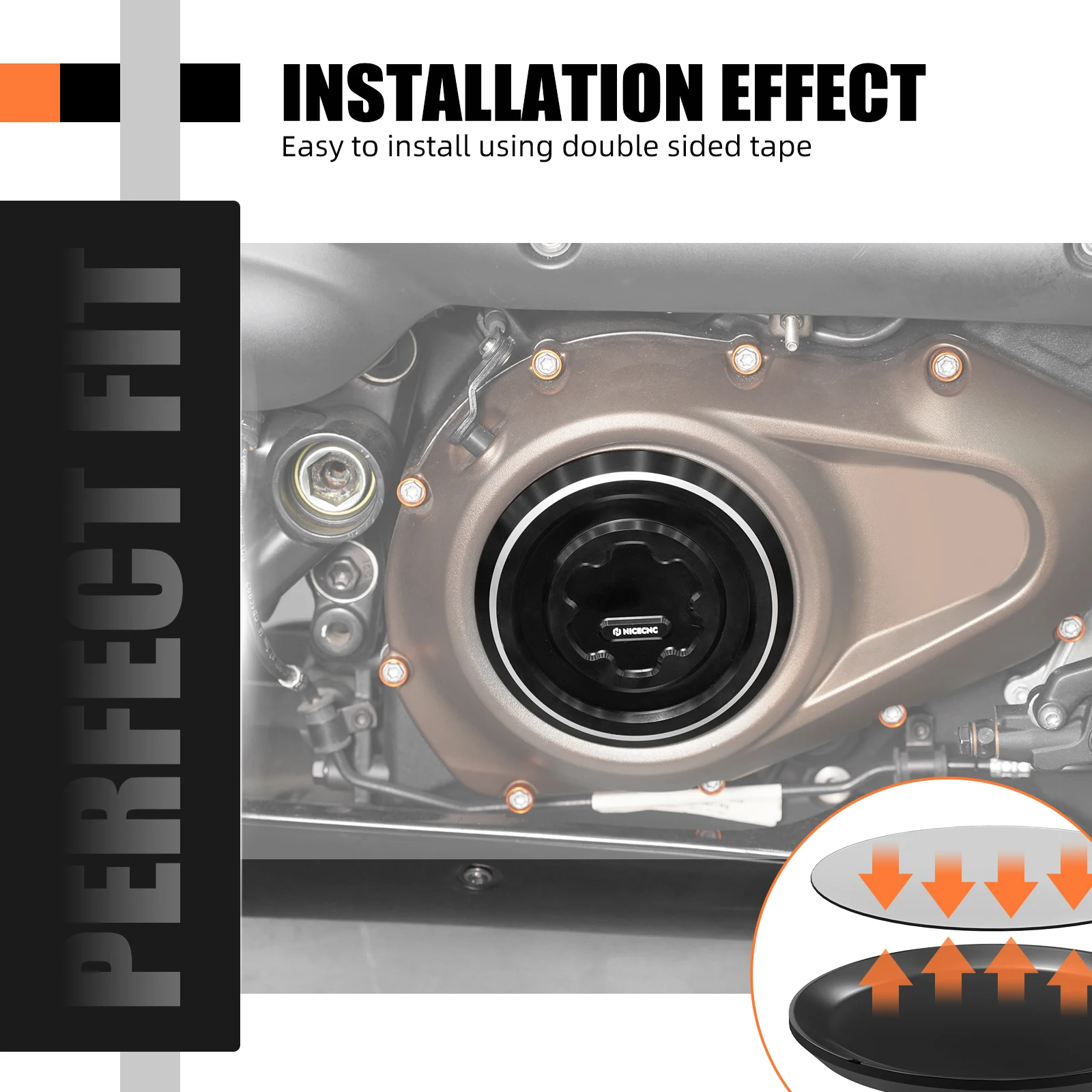 For Harley Sportster S RH1250S 2021-2024 Side Clutch Cover Alternator Plug Cover Pan America 1250 RA1250 Nightster RH975 2023-24