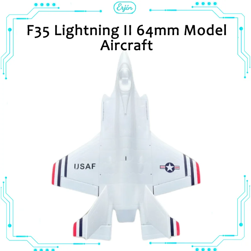 F35 Lightning Ii 64mm Channel Epo Aircraft Model Remote Control Aircraft Adult Fighter Modified Stunt Flying Fixed Wings