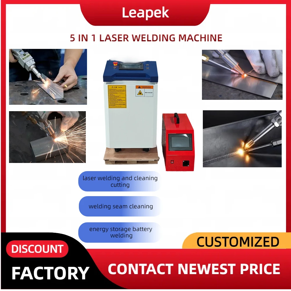 Professional 5 in 1 Multi-functional Handheld Laser Welding for New Energy Vehicles Lithium Battery Pack Laser Spot Welder