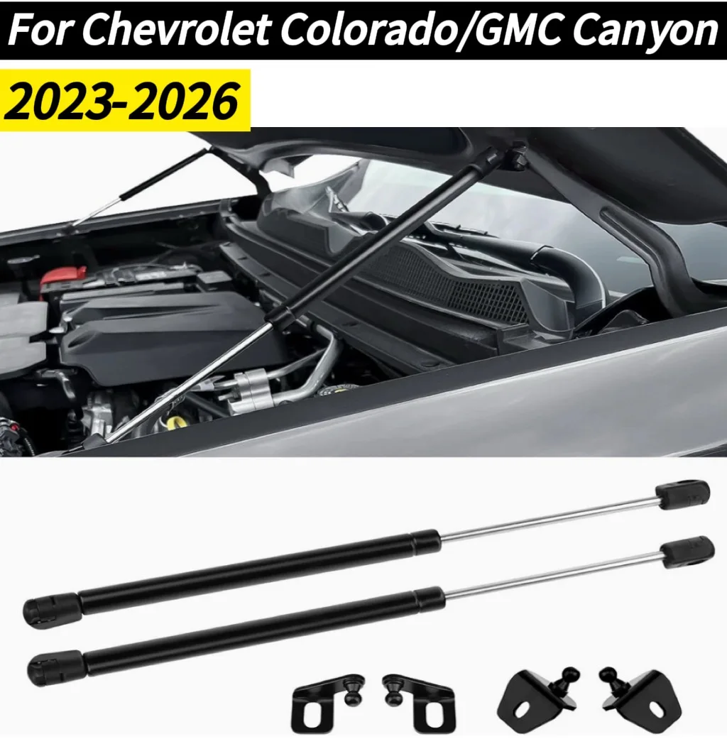 

Front Hood Bonnet Modified Gas Struts Carbon Fiber For Chevrolet Colorado GMC Canyon 2023-2026 Shock Damper Lift Support