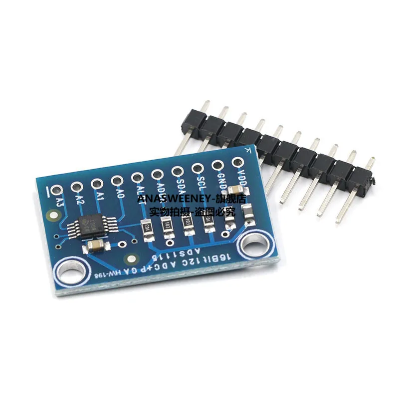 5 Pieces 4-channel ADS1115 Small 16 Bit High-precision Analog-to-digital Converter ADC Development Board Module