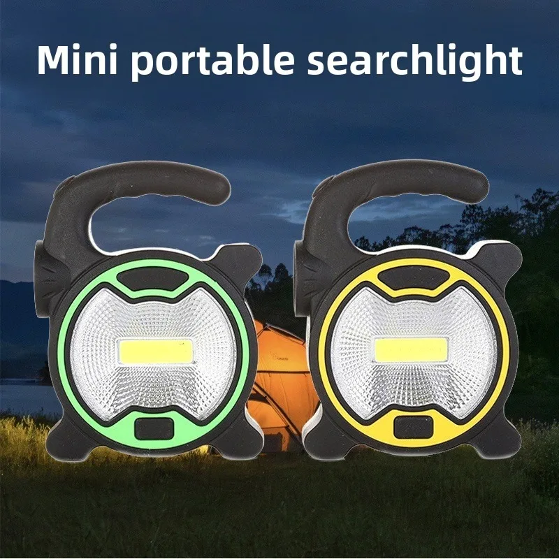 Przenośna mini latarka LED: Jasna, idealna na kemping, do oświetlenia awaryjnego w domu i do pracy – zasilana bateryjnie
