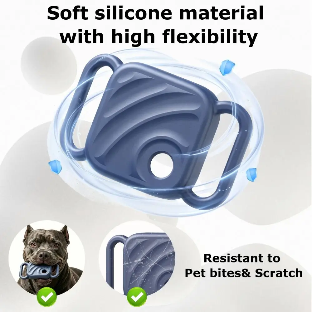 New Silicone Protective Case Anti-Scratch Dustproof Soft Shell Tracker Protector Cover for UGREEN FineTrack for Pet Collar