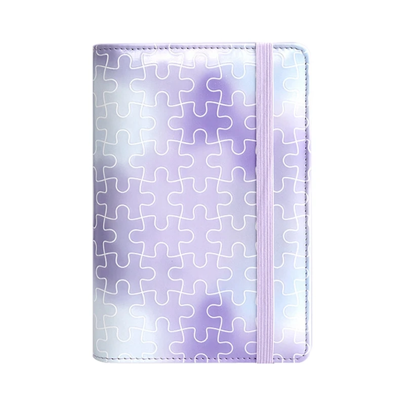 A6 6 Ring Budget Binder, Notebook Binder Cover , Loose Leaf Personal Planner Binder With Magnetic Buckle Closure