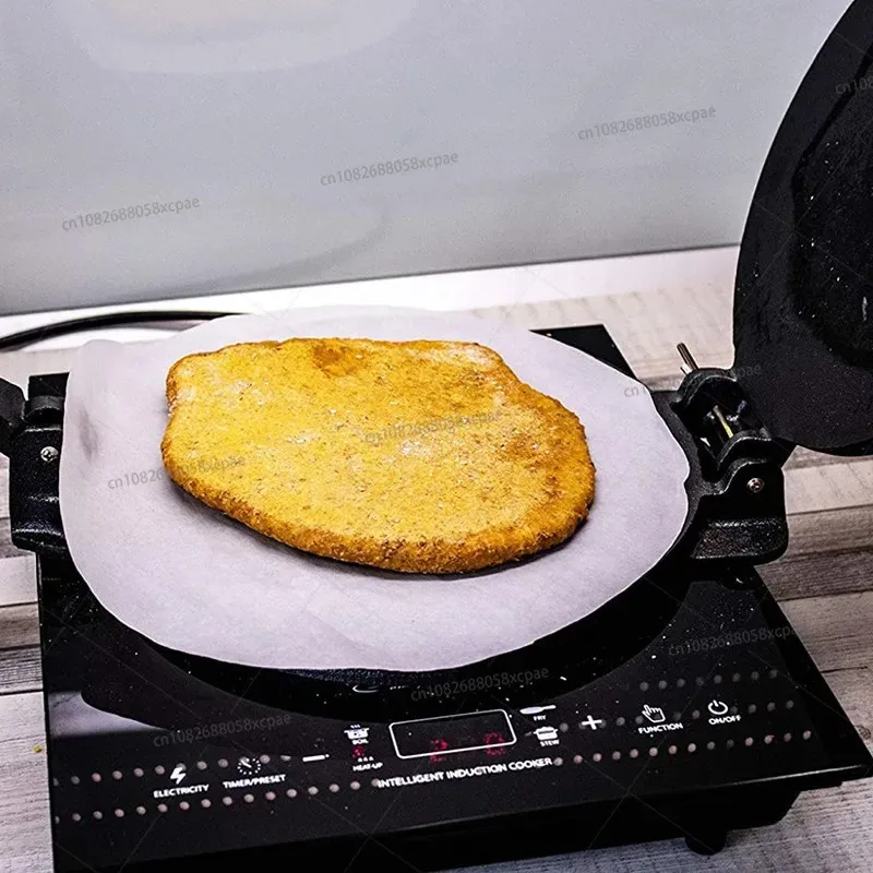Chinese Muffin Pan Pressed Dough Cake Pressed Dumpling Skin Uncoated Artifact Frying Pan Gas Stove Household 20cm