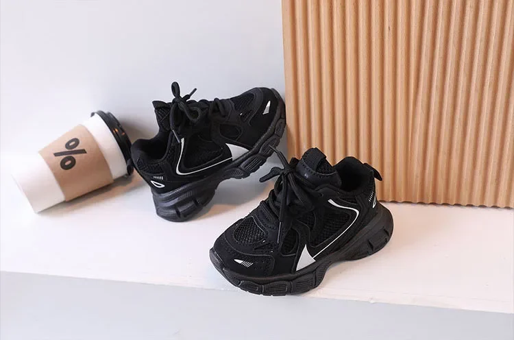 Unisex Kinderschuhe Kinder-Sneaker Baby Jungen Sneaker Mädchen Schuhe Klobige Sport-Tennisschuhe Lässige Flache Schuhe Kinder Kleinkind Fußbekleidung Herbst – Detail 12