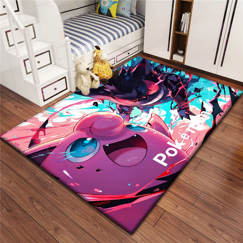 Gengar Carpet for Children,Living Room Bedroom Floor Mat Kitchen Mat Children's Bedroom Mat,bedroom Decor, Anime Rug,carpet