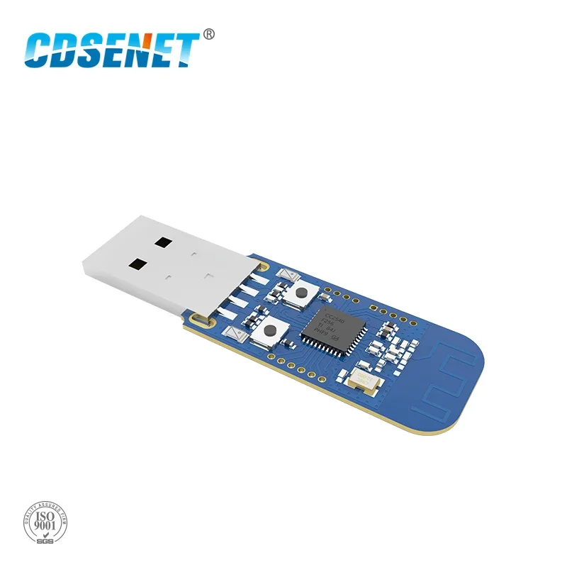 Zigbee CC2531 Case 4dBm Wireless Transceiver CDSENET E18-2G4U04B USB Connector IO Port IoT PCB 2.4GHz Transmitter and Receiver