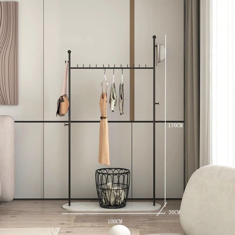 Metall Garderobe Schuh Kleiderschrank Wohnzimmer Lagerung Stehende Kleidung Rack Badezimmer Lagerung Regal Perchero Pared Home Möbel