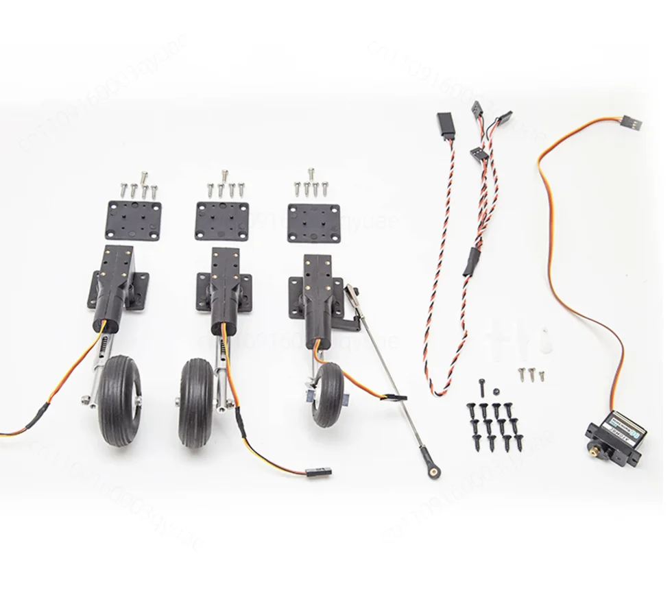 Mini Metal Worm Servo Electric Retractable Landing Gear For RC Fixed Wing Drone DIY Replacement Parts