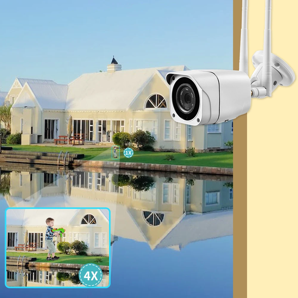 3G 4G Camera Sim Card 5MP WIFI Surveillance Cameras Security Protection CCTV Outdoor Metal Shell IP67 Two Way Audio Camhipro