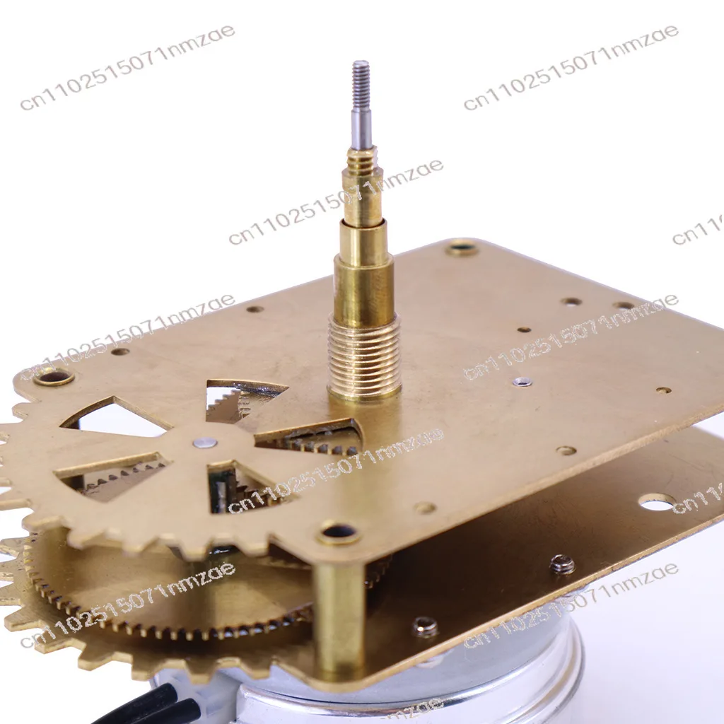 220 Volt Electric Clock Movement with Mounting Bracket and Regulator Metal High Torque Scanning Clock Motor