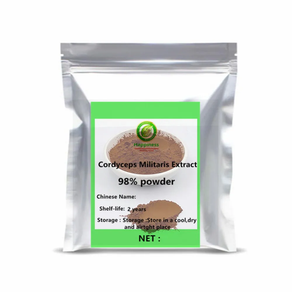 

Custom 4-Layer Aluminum Foil Pouch for 30:1 Cordyceps Militaris Extract Powder, Lightproof Moisture Resistant Sealed Pack for He