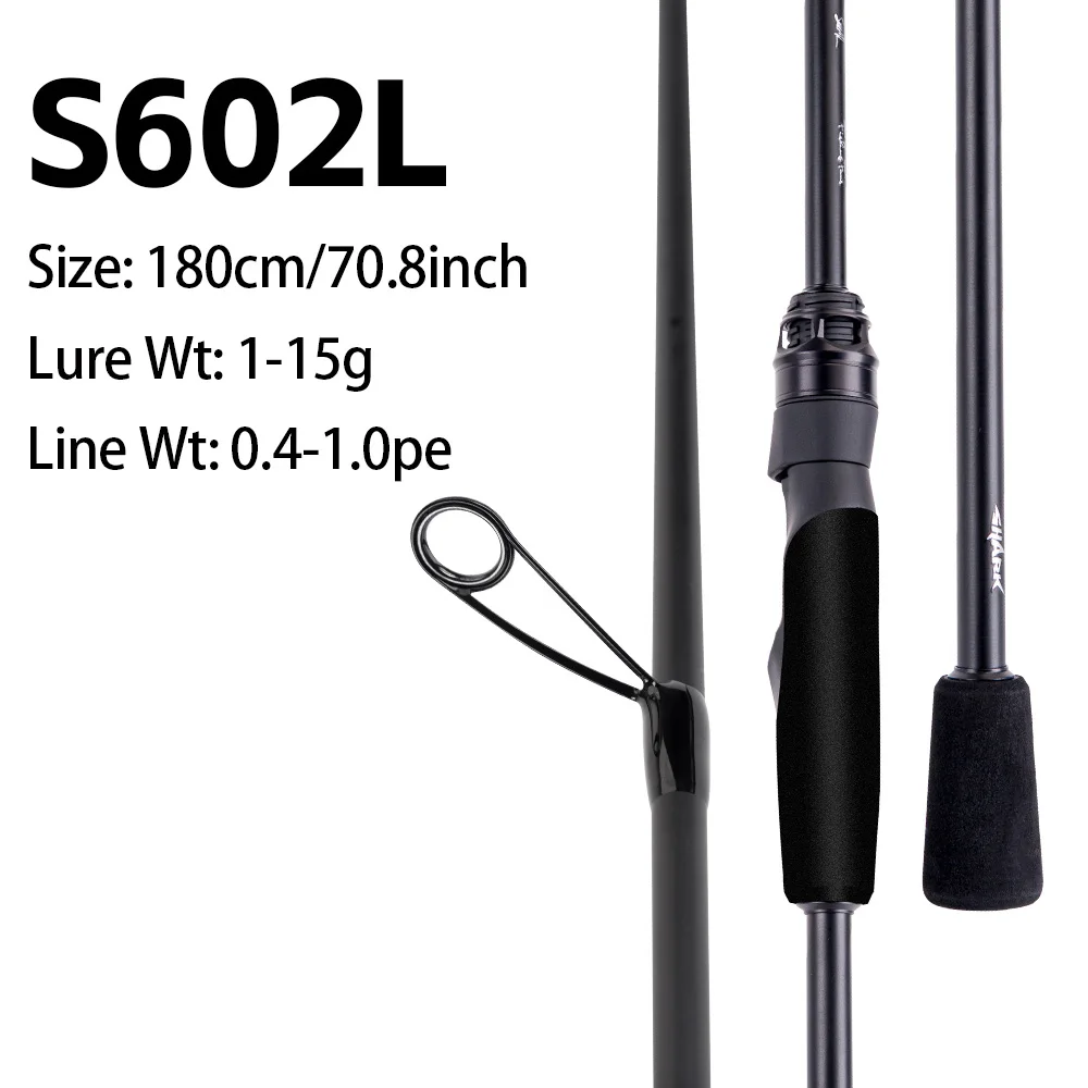 FISHINGFANS KUAISHA T1100+M40X Carbon Blank 8KG DRAG Light LS Guide 7-30g Ködergewicht Schnelle Aktion Spinn- und Wurfangelrute