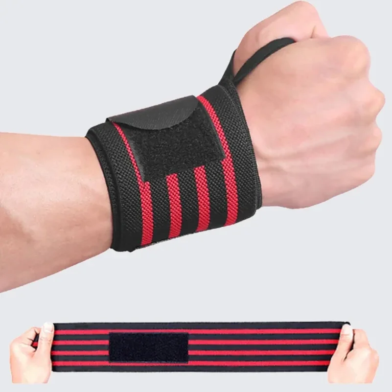 Wristband Wrist Support Brace Straps Wrist Gym Wraps Bandage Fitness Gym Training Strength Weight Lifting Protective Equipment