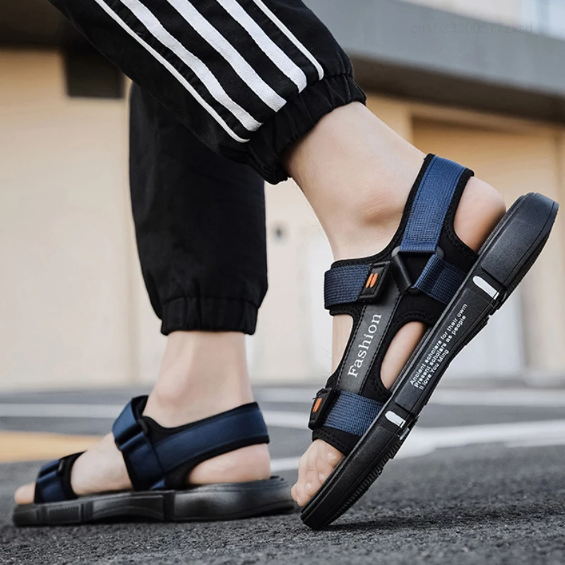 Xiaomi-Zapatillas informales de PVC para hombre, sandalias antideslizantes de suela suave, transpirables y cómodas, Color sólido, talla 36-45, novedad de verano