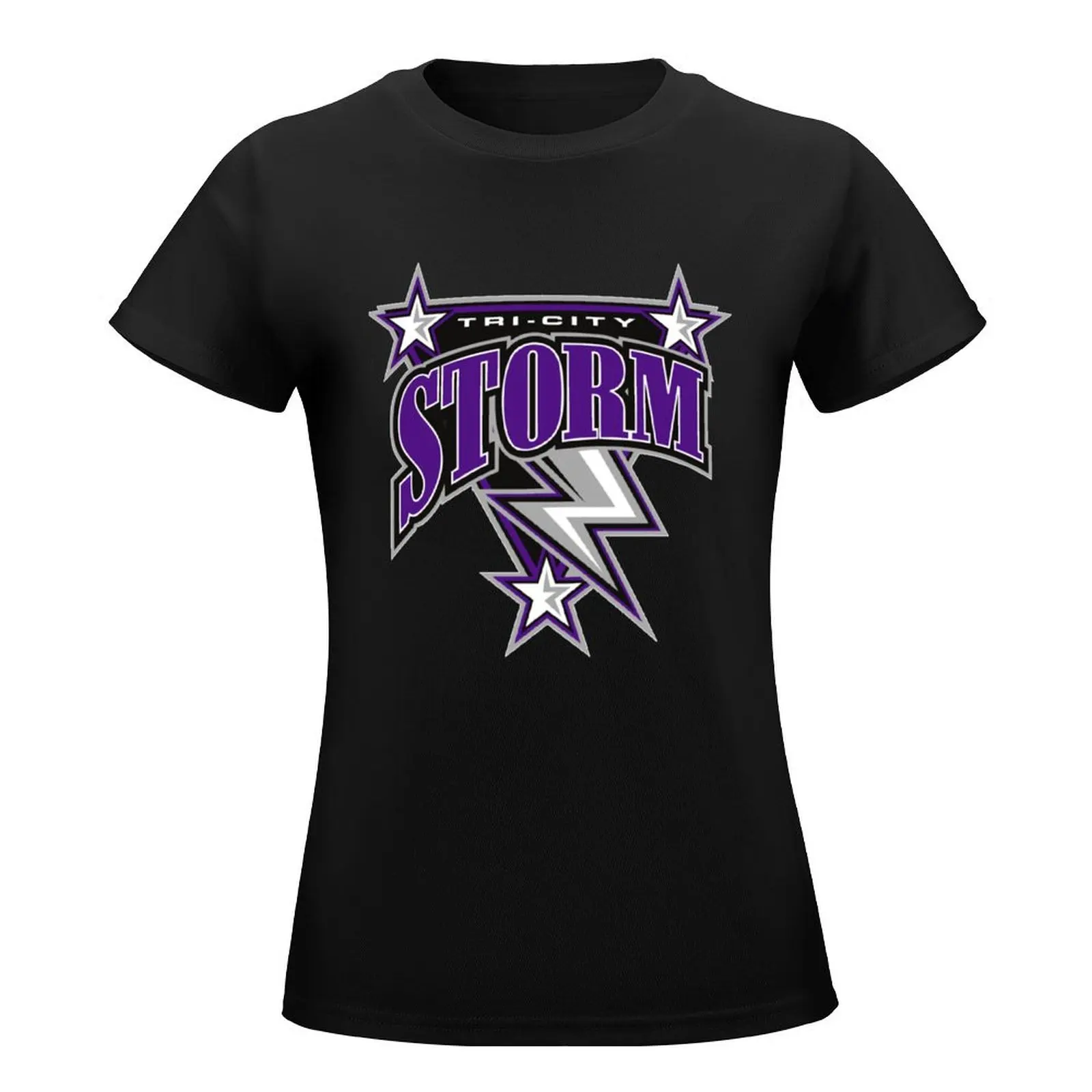 Tri City Storm T-Shirt sweat graphics t-shirts for Women loose fit