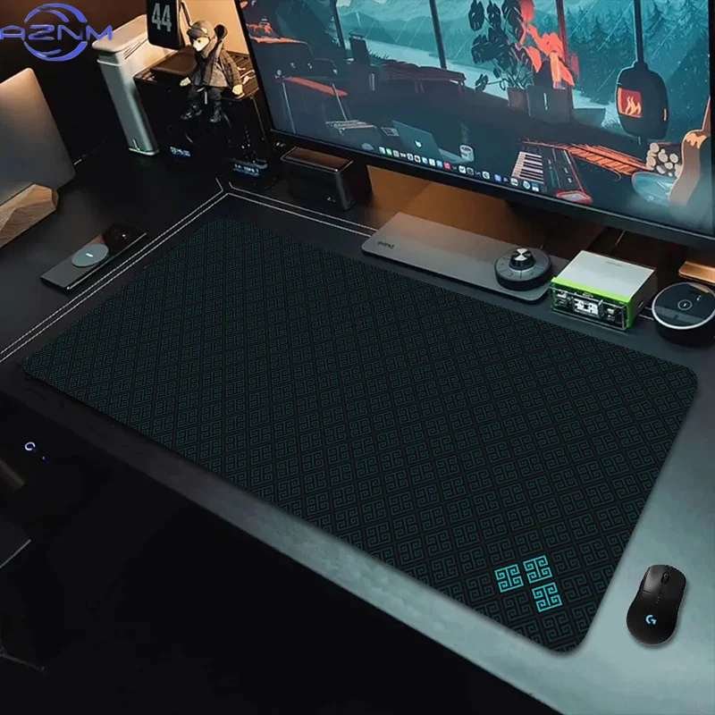 New Arrivals Large Green Art 900X400 Mouse Pad Rubber Computer Gamer Gaming MousePad Locking Edge Keyboard pad Laptop Desk Mat