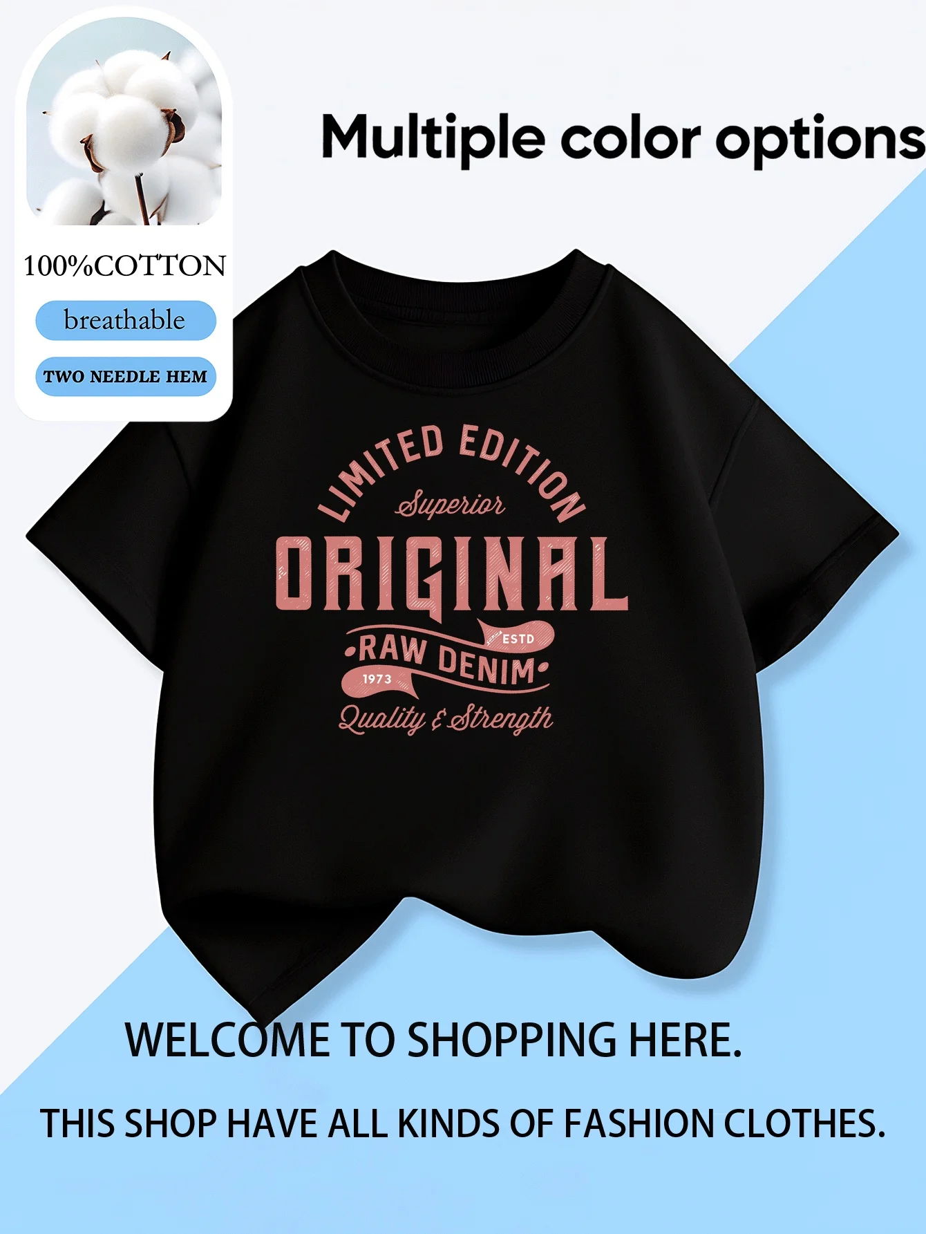 Cute/Fun Pattern T-shirt Round Neck Top Korean Half Sleeve Children's Daily Versatile Fashion Parent Child Wear