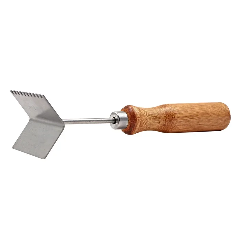 1 Pcs Stainless Steel Board Nest Shovel Bee Frame Cleaning Shovel Beekeeping Clean Frame Nest Saw Blade Beekeeper Supplies