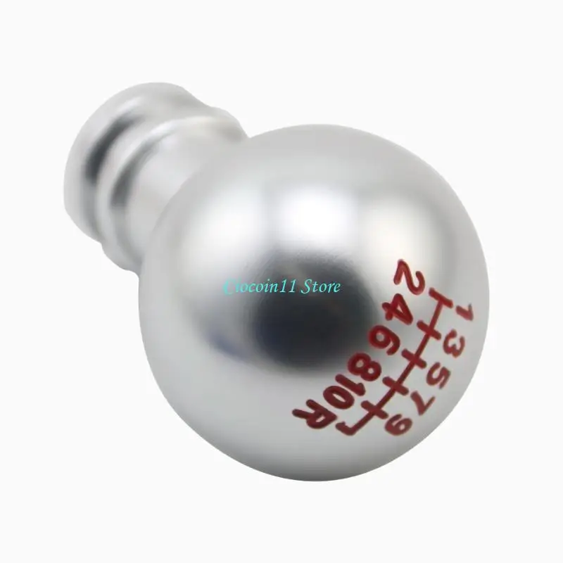 Y1UB Ball Shifter Knob 10 Speed Gear Shifter Knob Car Interior Decoration Accessories with Three Adapters