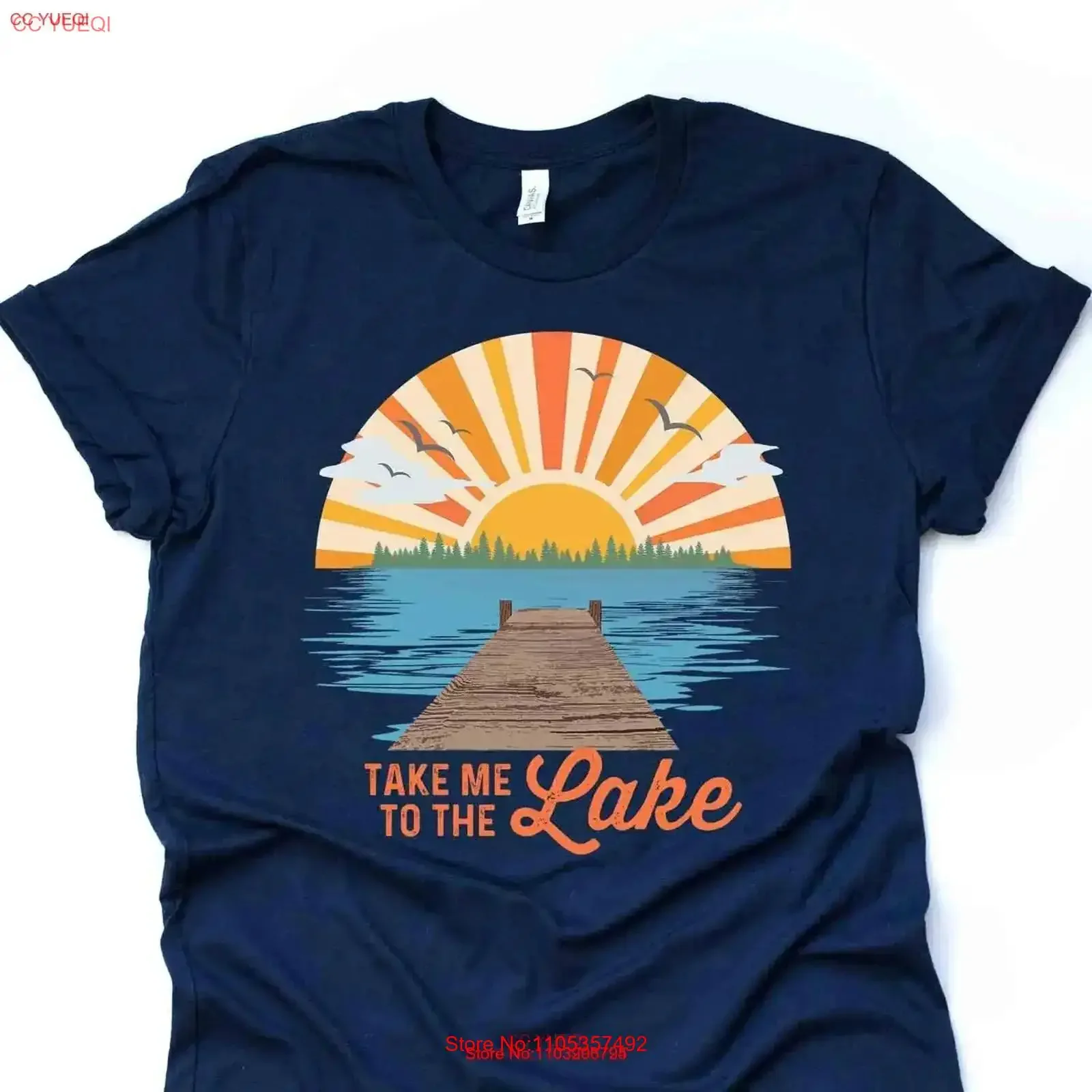 Lake T Shirt Super Fun Take Me To The Dock at Design on premium Bella Canvas unisex 3 color choices 3x 4x vintage Washed