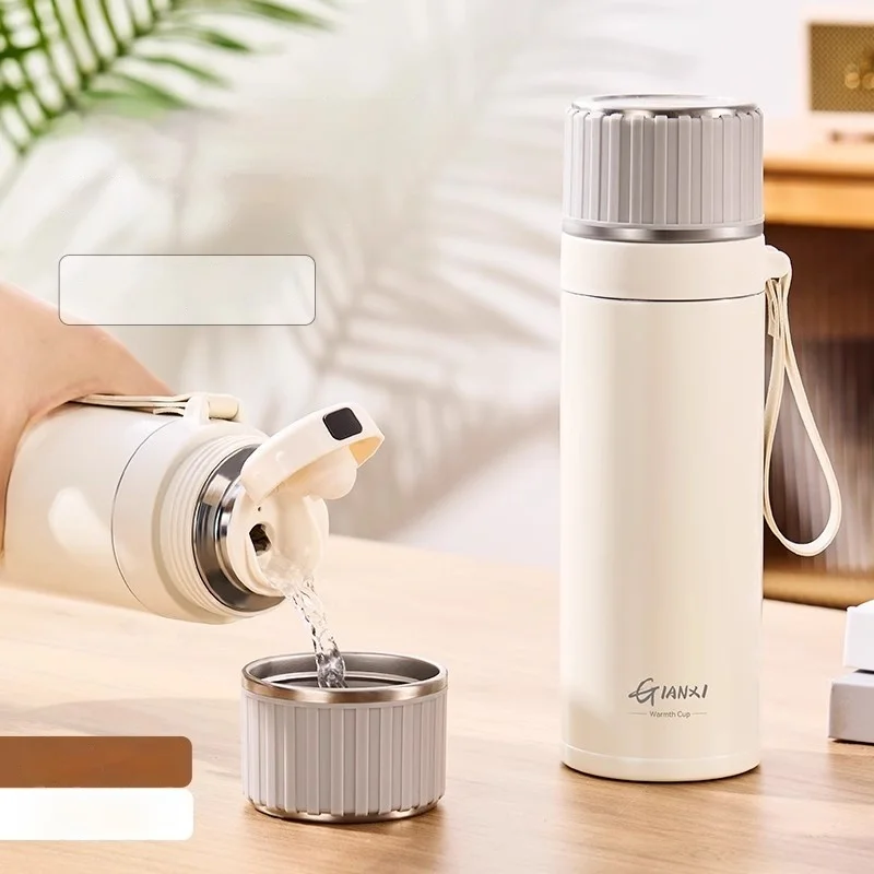 GIANXI 820ML Stainless Steel Thermo Bottle Minimalist style Portable Cold Thermal Water Bottle High Capacity Vacuum Flasks