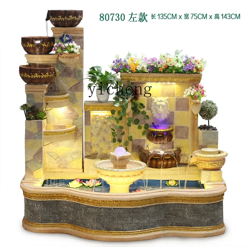 XL home decoration rockery fountain flowing water landscape hotel courtyard fish pond tank large ornament