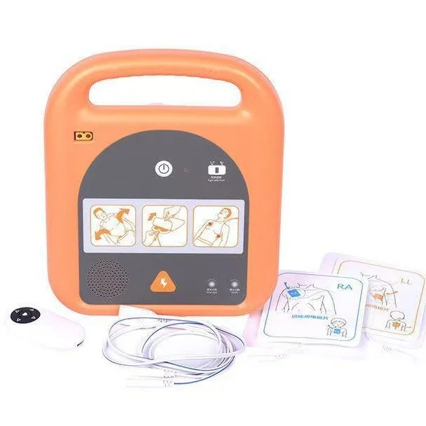 CPR Training Teaching Aid AED Defibrillator Trainer USB Rechargeable AED  Training Demonstration Device