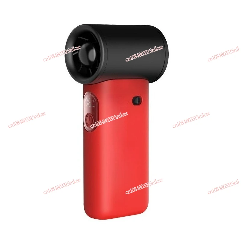 

High-Speed Turbo Handheld Fan Portable, USB-Rechargeable, Stepless Speed Regulation, Strong Wind, All-in-One for Outdoor Use