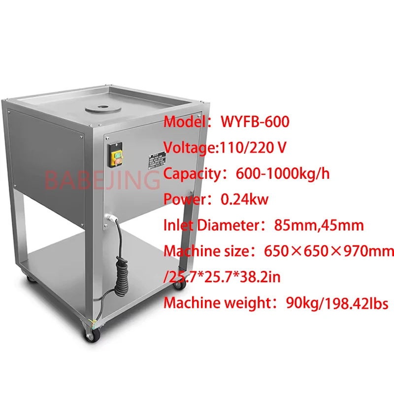 Veggie Separating Splitter Machine Commercial Onion Cutter for Snack Bar Large‑batch Food Prep