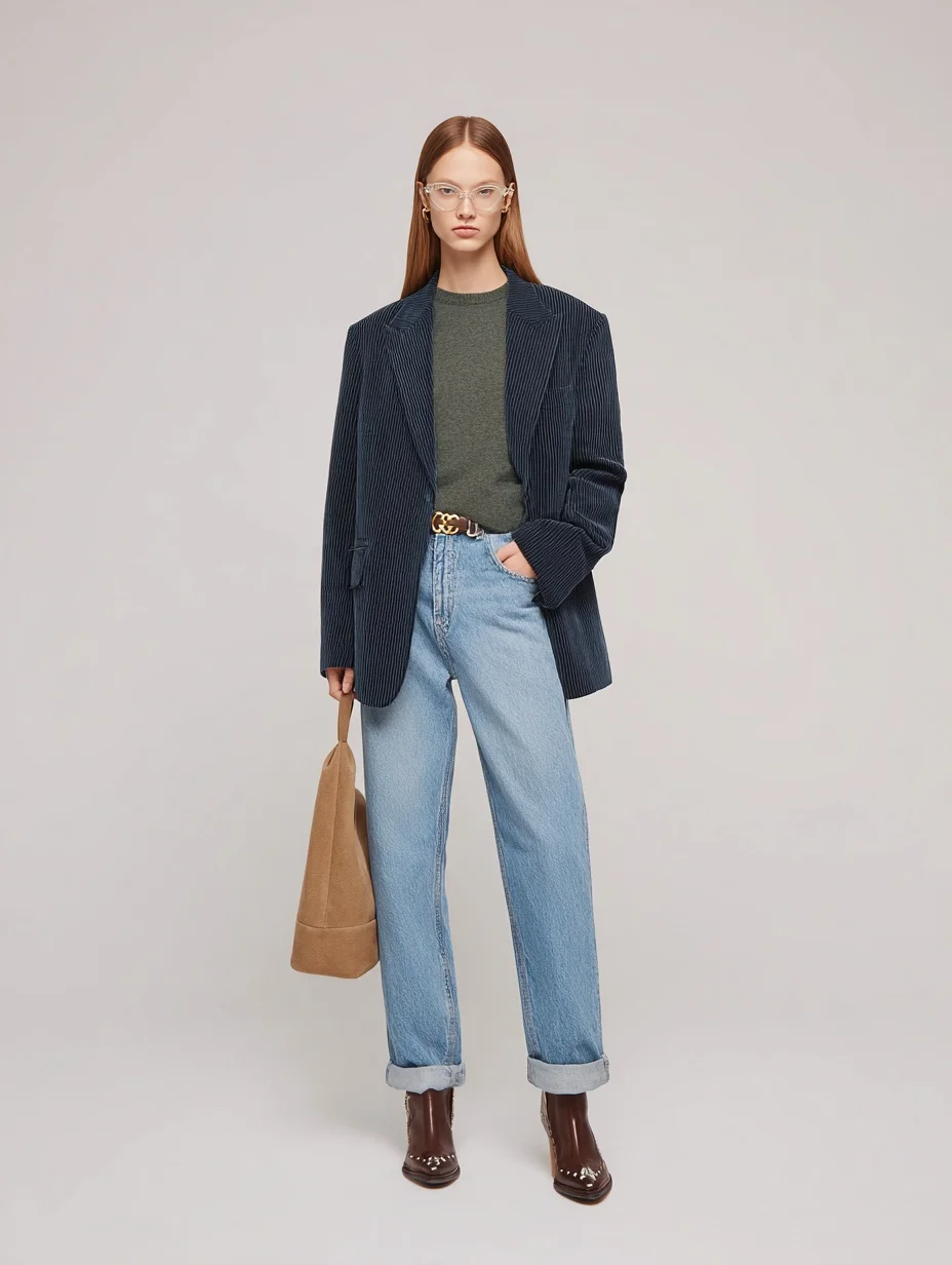 

Mia Muse Women's Blazers Autumn Winter Fashion Daily 2025 Elegant Stylish Striped Long Sleeve Lapel Casual Blazers